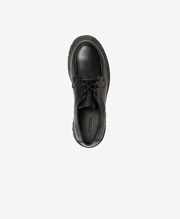 Kadın Siyah Hakiki Deri Oxford Ayakkabı - 4