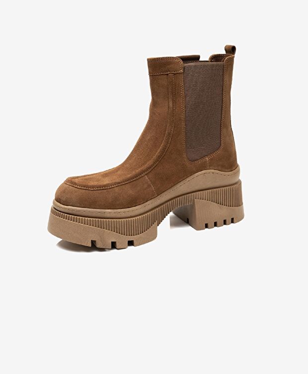 Kadın Taba Hakiki Deri Chelsea Bot - 3