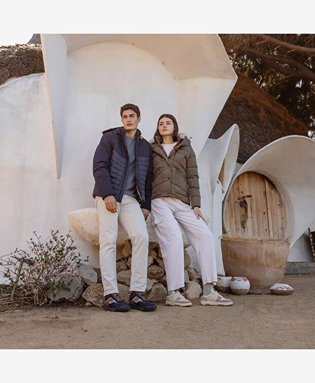 Kadın Beyaz Gri Hakiki Deri Sneaker Ayakkabı - 2