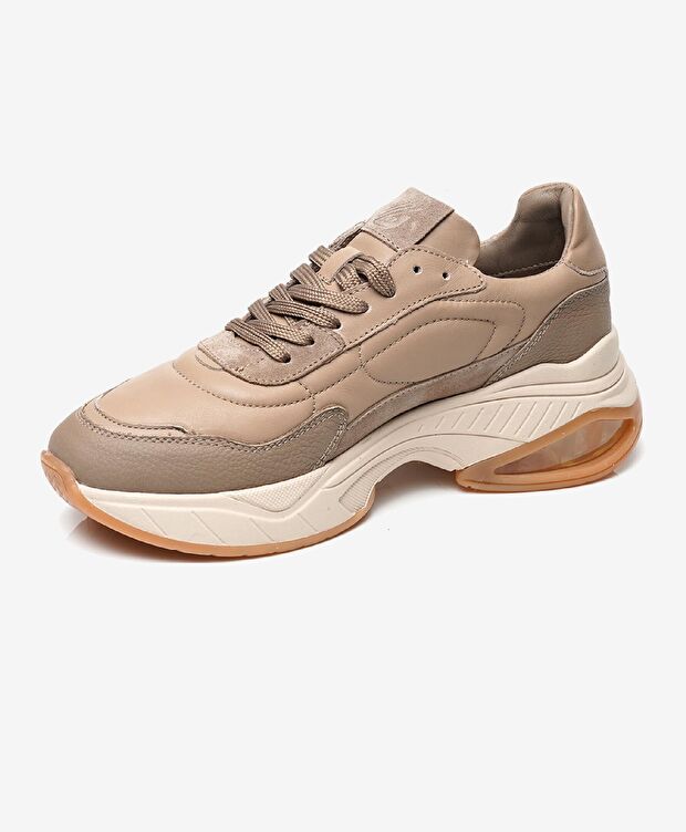 Kadın Vizon Hakiki Deri Spor Ayakkabı - 2