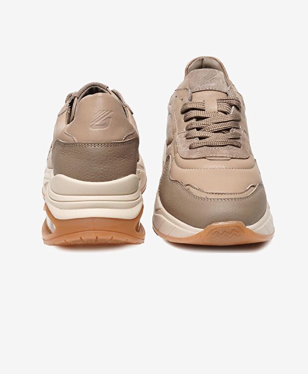 Kadın Vizon Hakiki Deri Spor Ayakkabı - 6