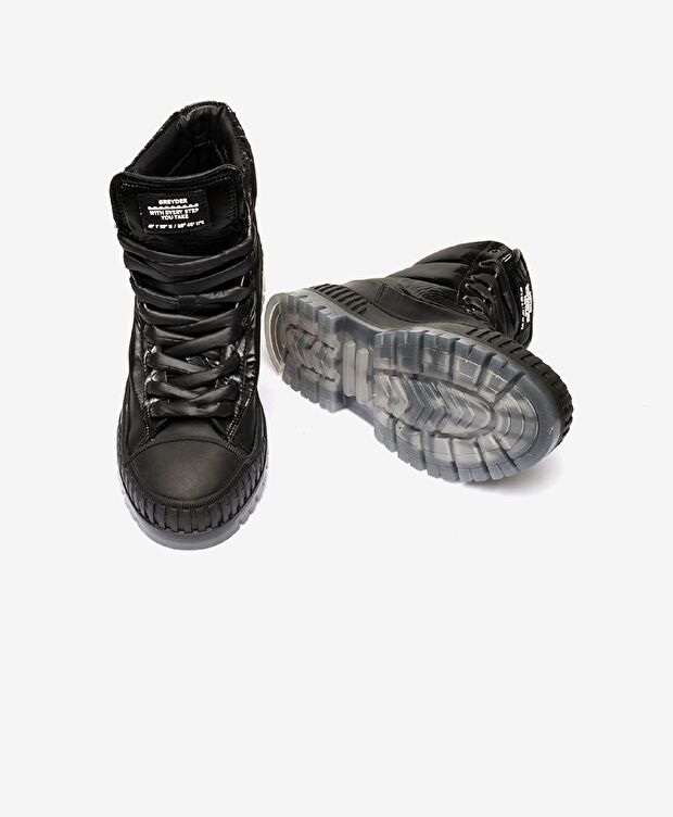 Kadın Siyah Sneaker Bot - 6