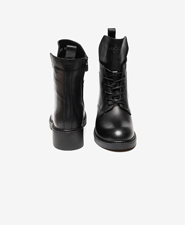 Kadın Siyah Hakiki Deri Casual Bot - 6