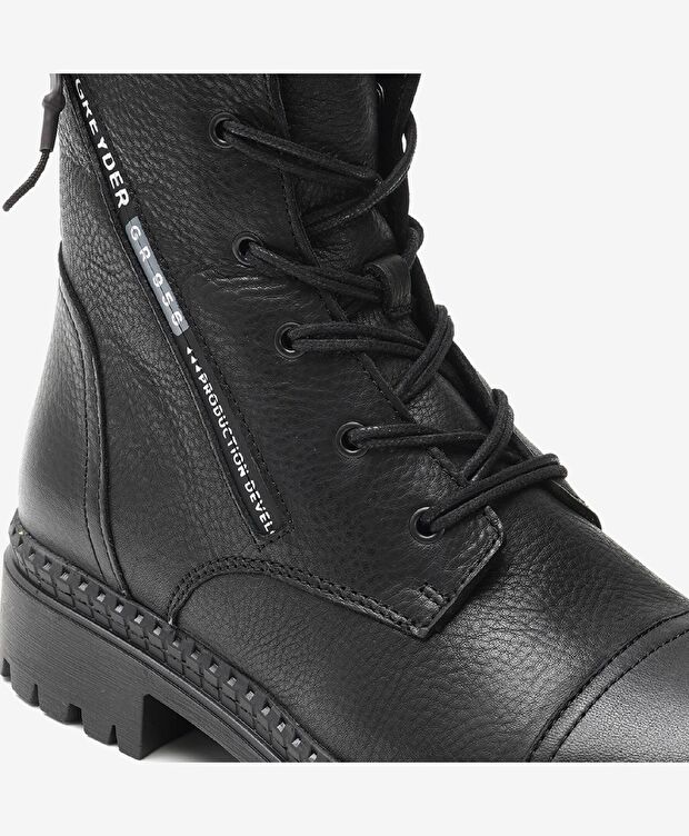 Kadın Siyah Hakiki Deri Casual Bot - 4