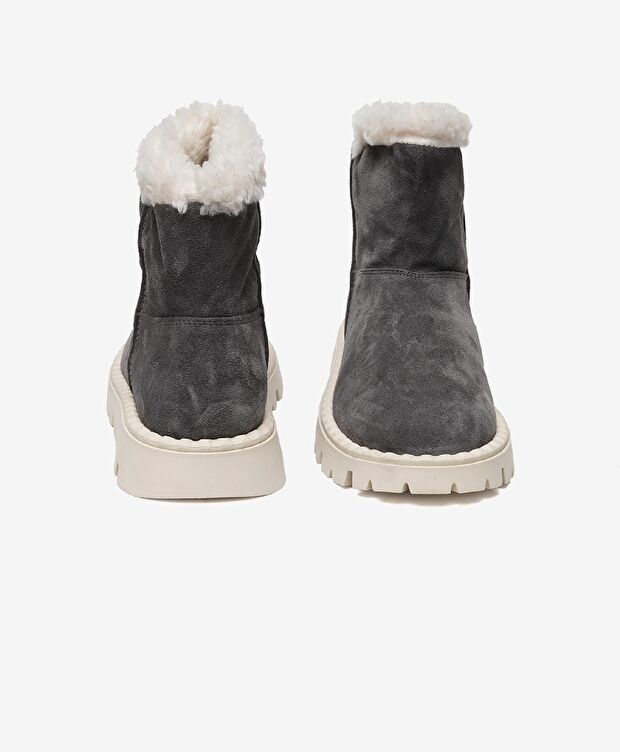 Kadın Füme Süet Hakiki Deri Casual Bot - 6