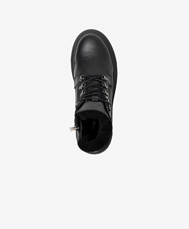 Kadın Siyah Hakiki Deri Termo Light Taban Casual Bot - 3