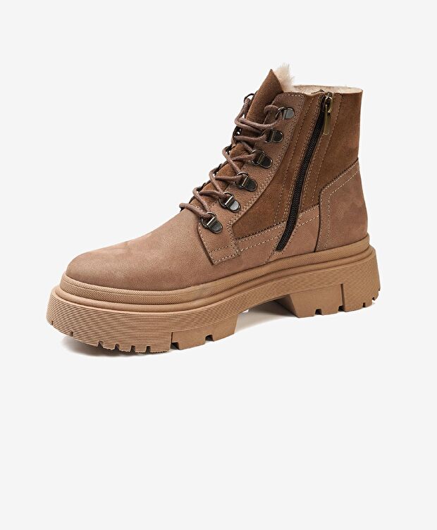 Kadın Sahra Hakiki Deri Casual Bot - 2