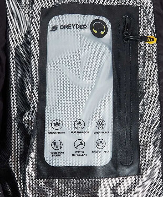 Kadın Siyah Suya Dayanıklı Kaz Tüyü Mont - 5