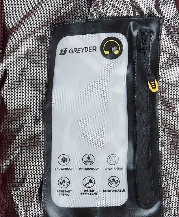 Kadın Bordo Suya Dayanıklı Kaz Tüyü Mont - 6