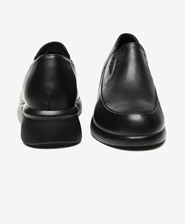 Kadın Siyah Hakiki Deri Comfort Ayakkabı - 7