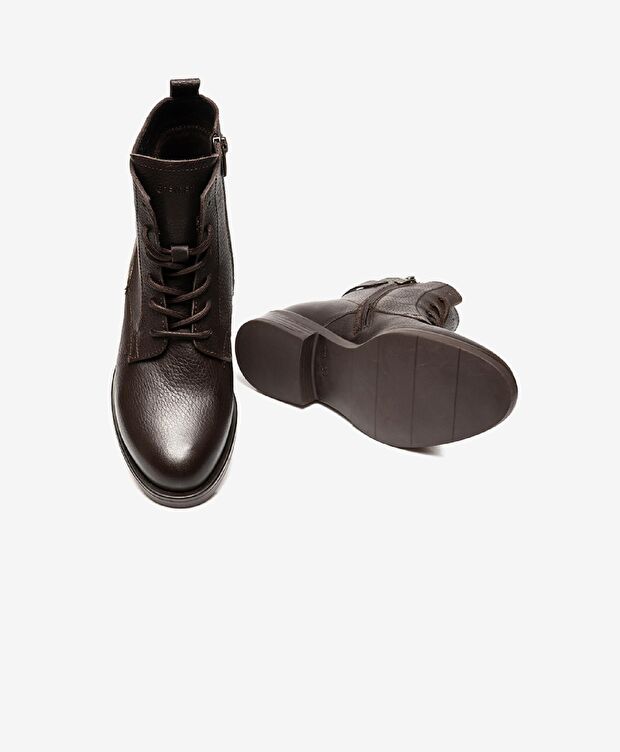 Kadın Kahverengi Hakiki Deri Bot - 5