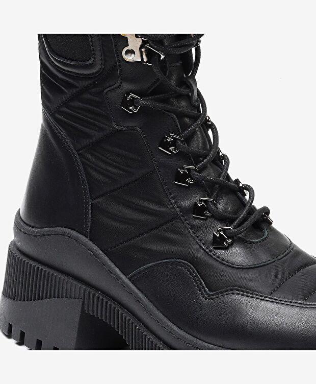 Kadın Siyah Hakiki Deri Casual Bot - 4