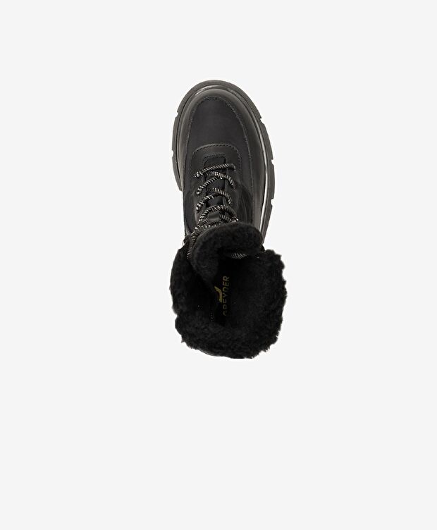 Kadın Siyah Hakiki Deri Casual Bot - 3