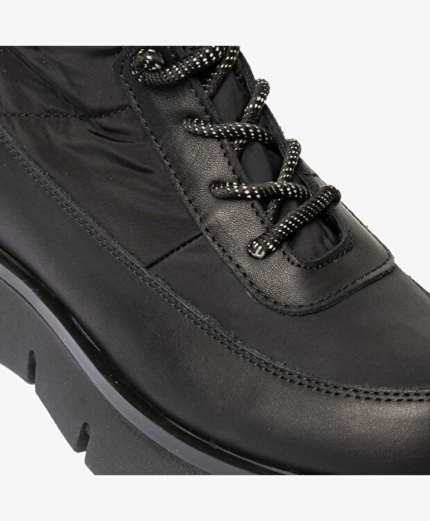 Kadın Siyah Hakiki Deri Casual Bot - 4