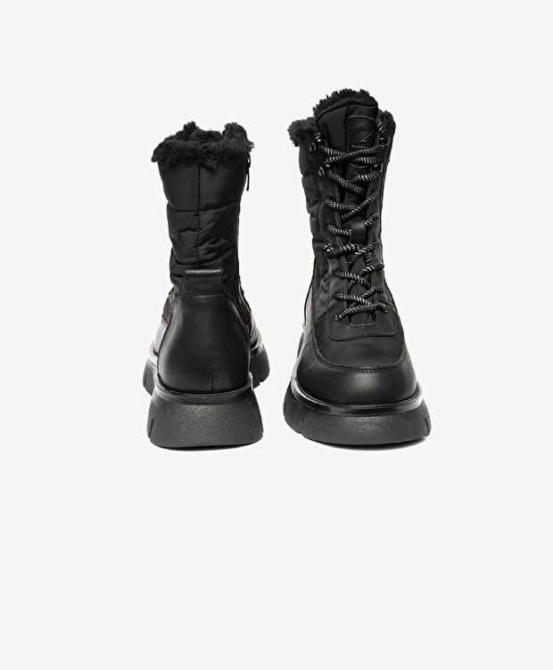 Kadın Siyah Hakiki Deri Casual Bot - 6