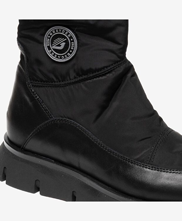 Kadın Siyah Hakiki Deri Casual Bot - 4