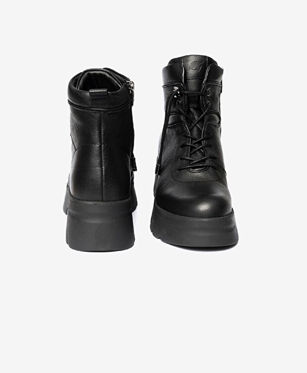 Kadın Siyah Hakiki Deri Casual Bot - 7