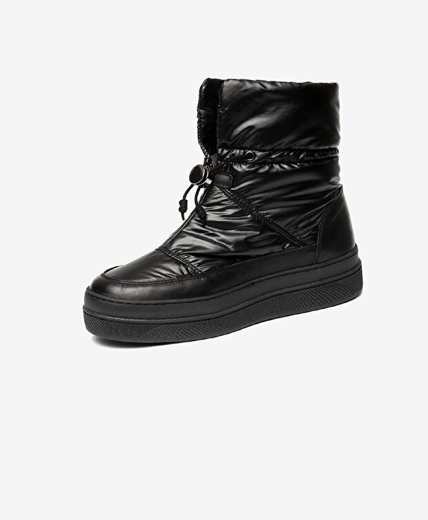 Kadın Siyah Hakiki Deri Casual Bot - 2