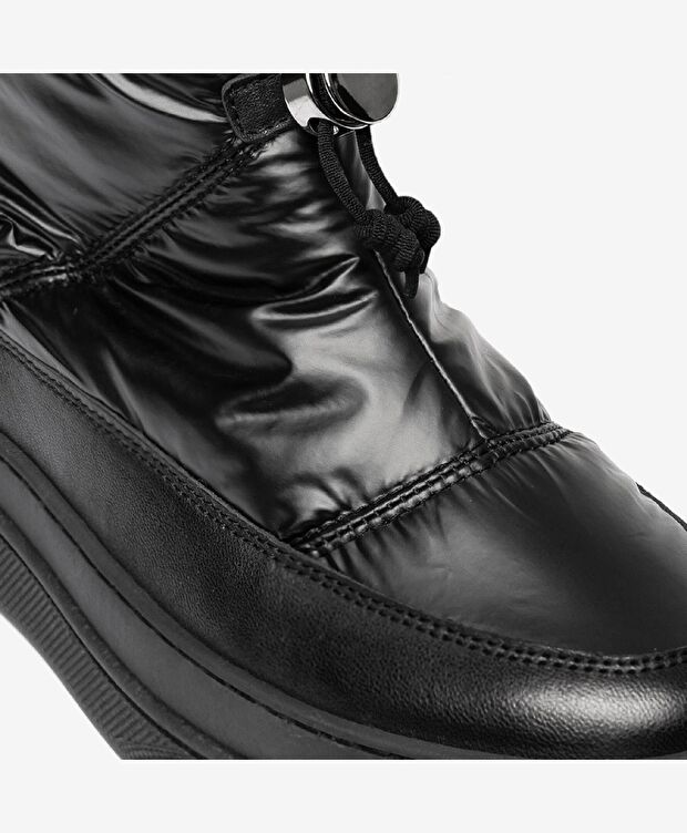 Kadın Siyah Hakiki Deri Casual Bot - 4