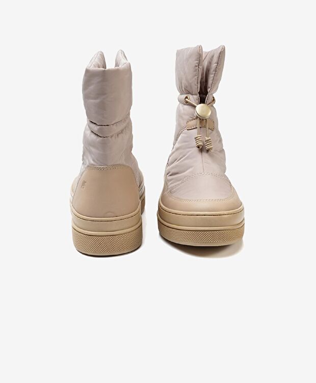 Kadın Bej Hakiki Deri Casual Bot - 6