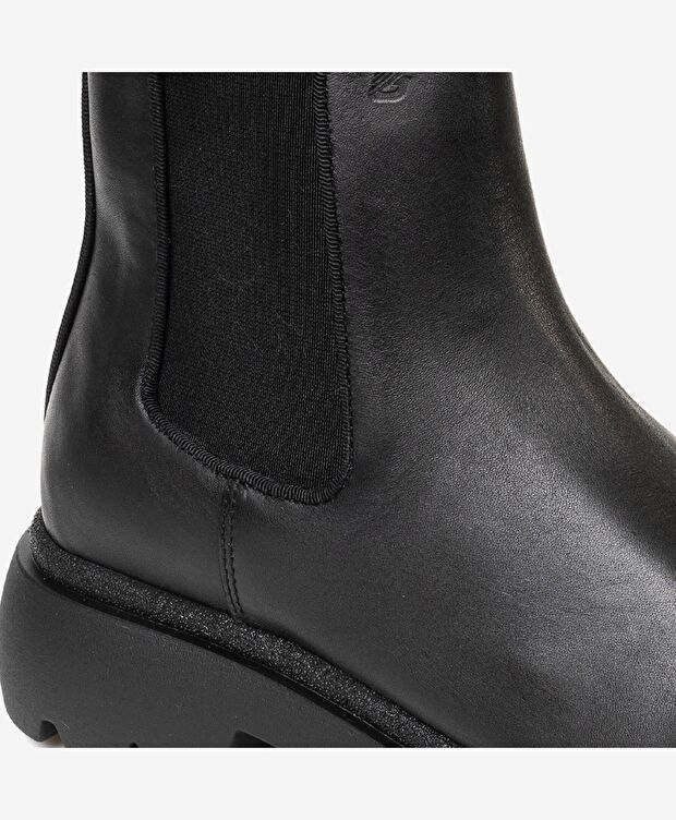 Kadın Siyah Hakiki Deri Chelsea Bot - 4