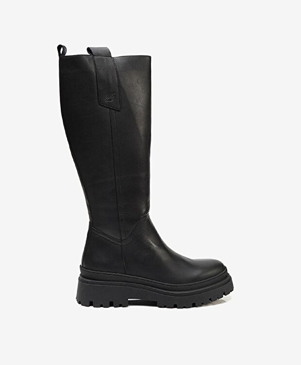 Kadın Siyah Hakiki Deri Çizme - 1