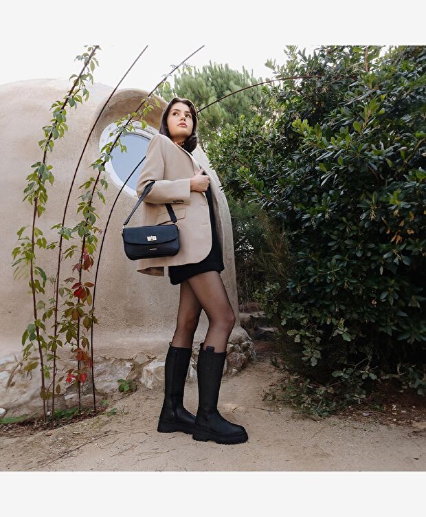 Kadın Siyah Hakiki Deri Çizme - 7