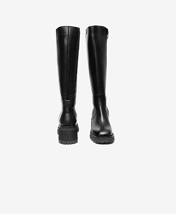 Kadın Siyah Hakiki Deri Çizme - 6