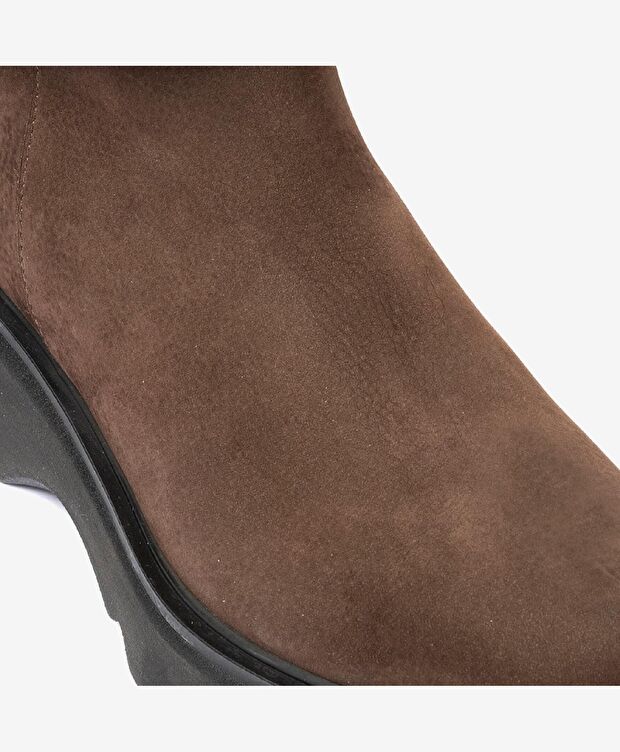 Kadın kahve Hakiki Deri Çizme - 4