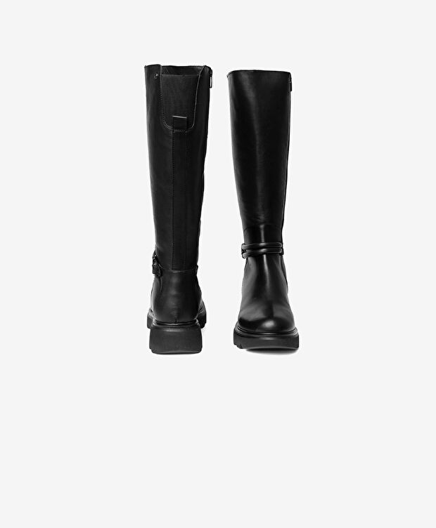 Kadın Siyah Hakiki Deri Çizme - 6