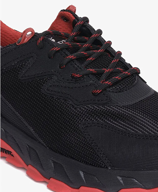 Siyah Kırmızı Su Geçirmez Ayakkabı - 4