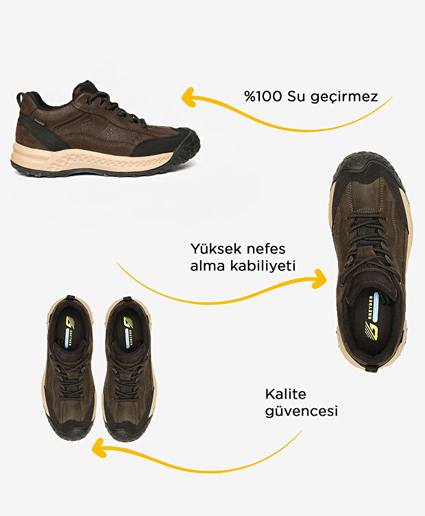 Erkek Duman Su Geçirmez Ayakkabı - 2
