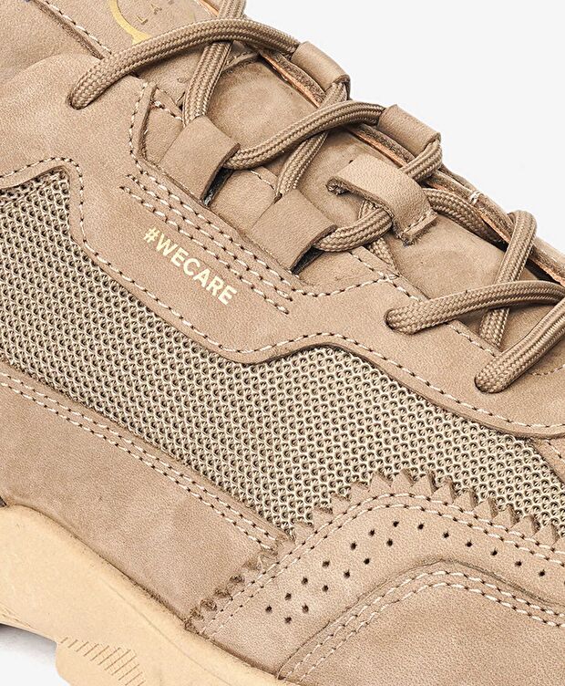 Greyder LAB Erkek Kahverengi Hakiki Deri Sneaker Ayakkabı - 5