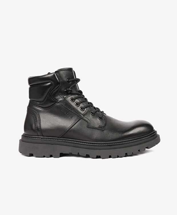 Erkek Siyah Hakiki Deri Günlük Bot - 1