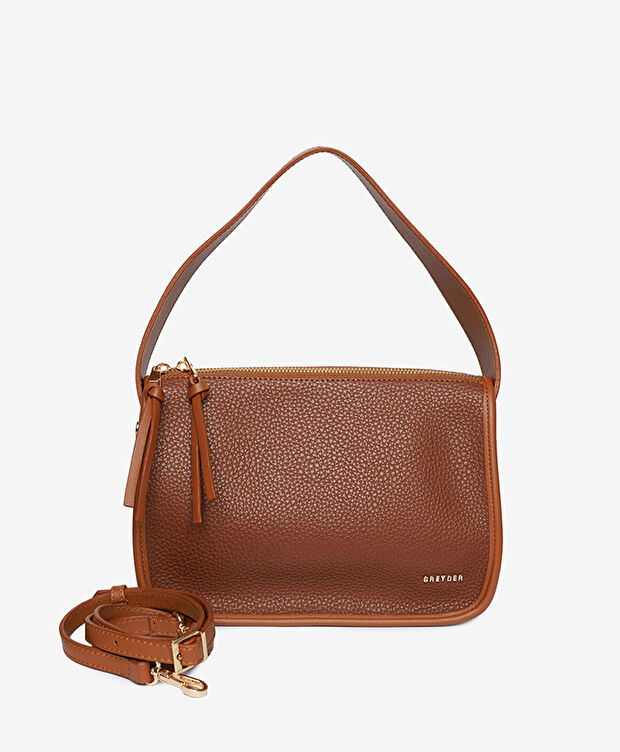 Kadın Taba Tek Bölmeli Omuz Çantası - 1