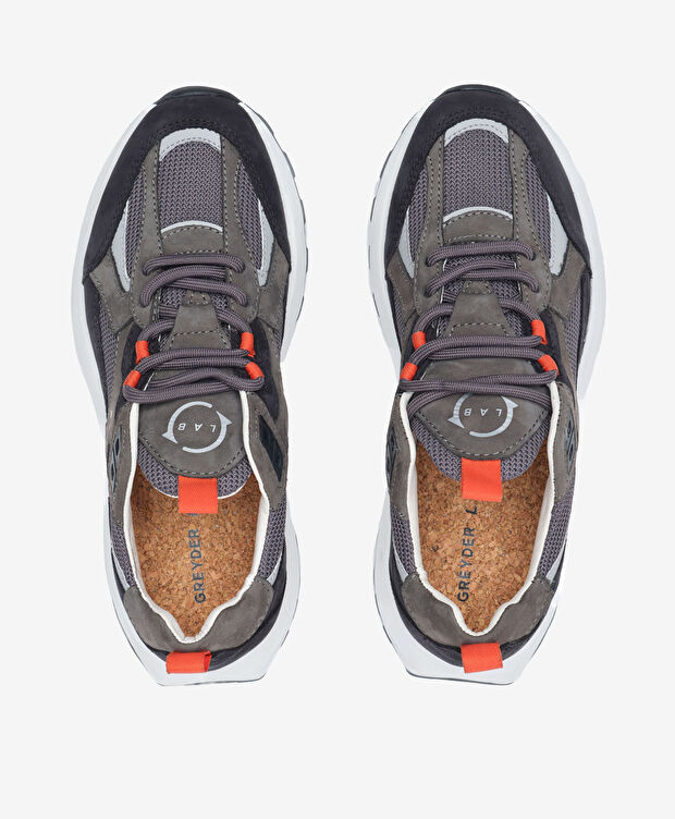 Greyder LAB Kadın Siyah Hakiki Deri Spor Ayakkabı 4K2SA45220 - 5