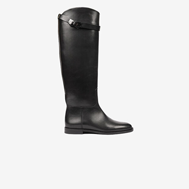 Kadın Siyah Hakiki Deri Çizme - 1
