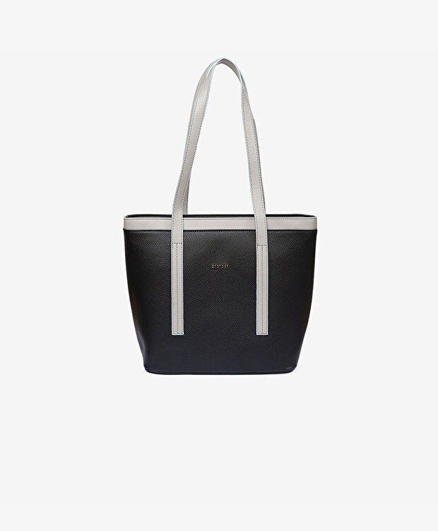 Kadın Siyah Tek Bölmeli Omuz Çantası - 1