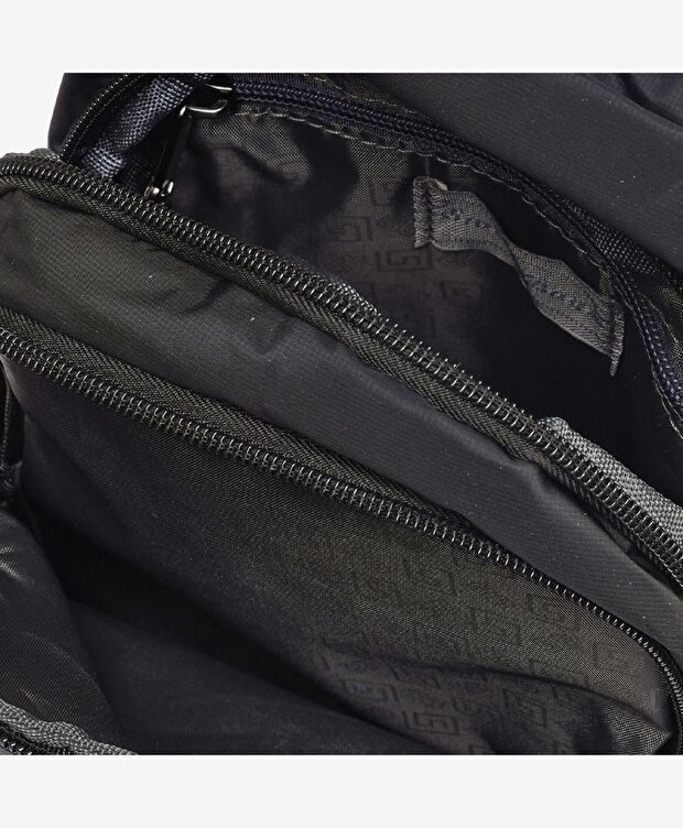 Erkek Siyah 2 Bölmeli Çapraz Çanta - 5