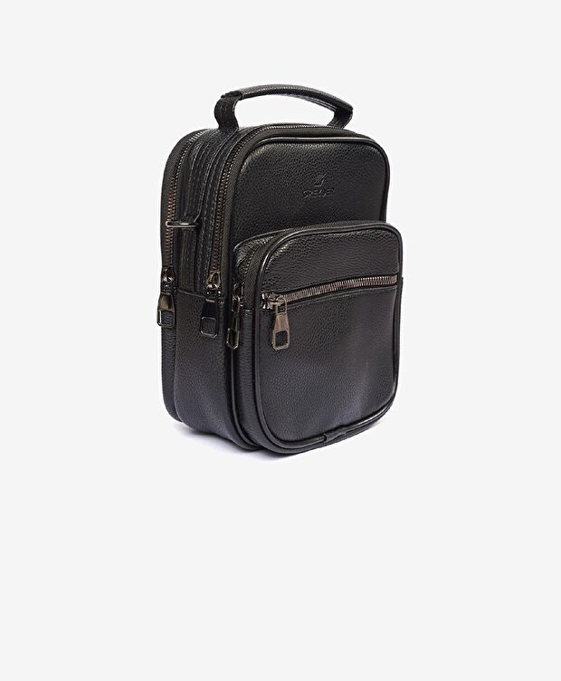 Erkek Siyah Çapraz Çanta - 2