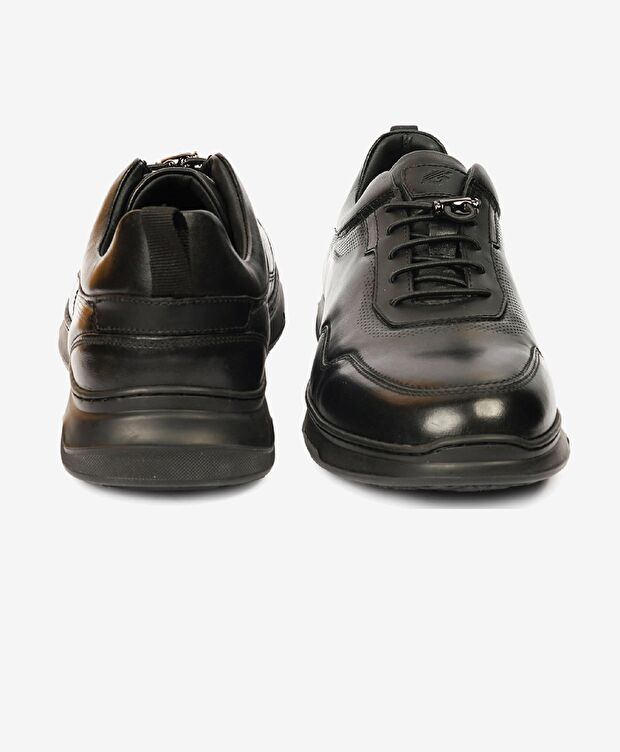 Erkek Siyah Hakiki Deri Comfort Ayakkabı - 6