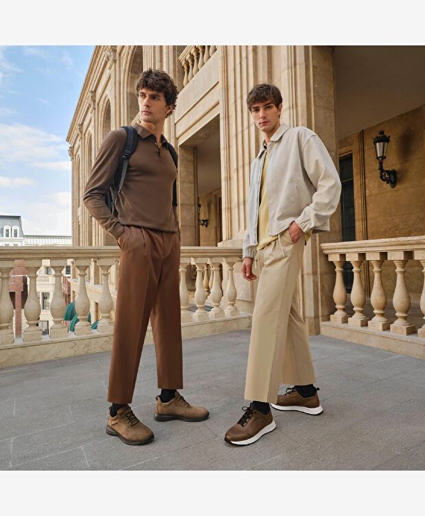 Erkek Duman Nubuk Hakiki Deri Comfort Ayakkabı - 6