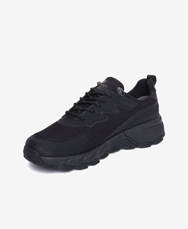 Siyah Su Geçirmez Ayakkabı - 4