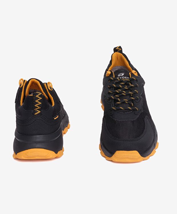 Siyah Sarı Su Geçirmez Ayakkabı - 6