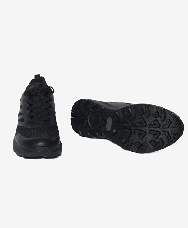 Erkek Siyah Hakiki Deri Su Geçirmez Ayakkabı - 7