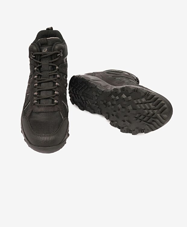 Erkek Siyah Füme Su Geçirmez Outdoor Bot - 6