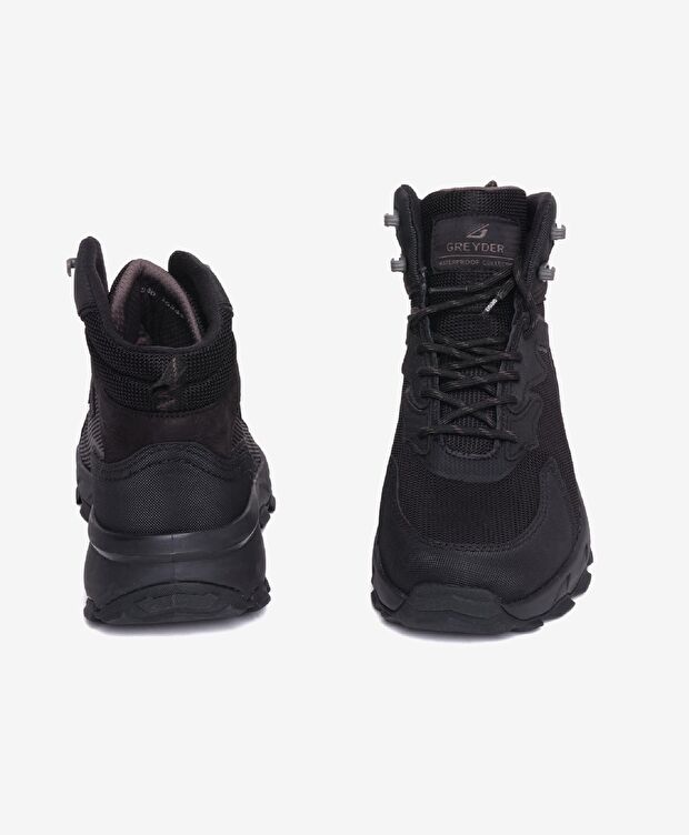Erkek Siyah Su Geçirmez Outdoor Bot - 8