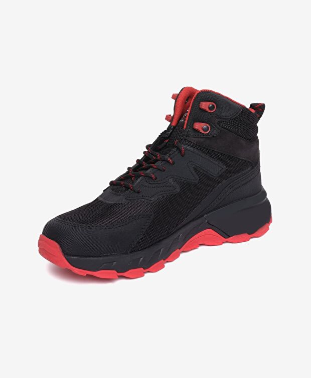 Siyah Kırmızı Su Geçirmez Bot - 3