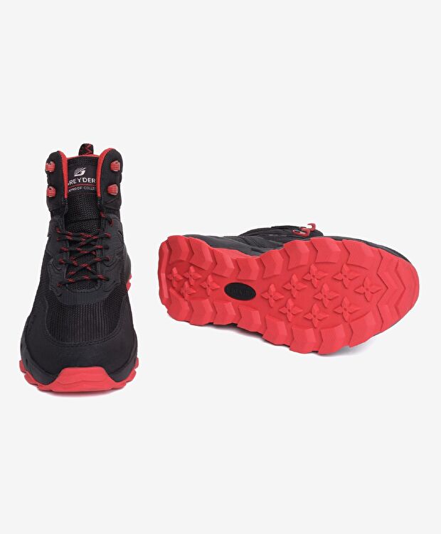 Siyah Kırmızı Su Geçirmez Bot - 5