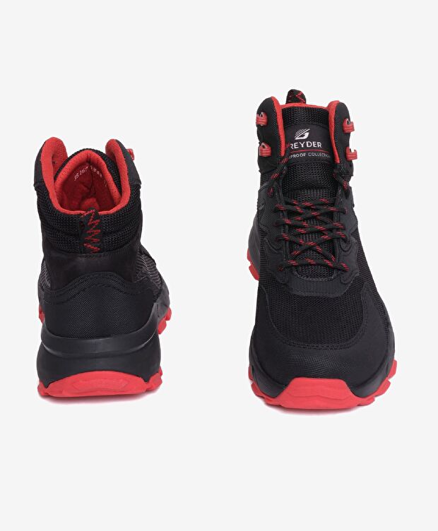 Siyah Kırmızı Su Geçirmez Bot - 6